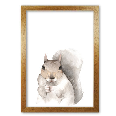 Forest Friends, Cute Squirrel - Painting