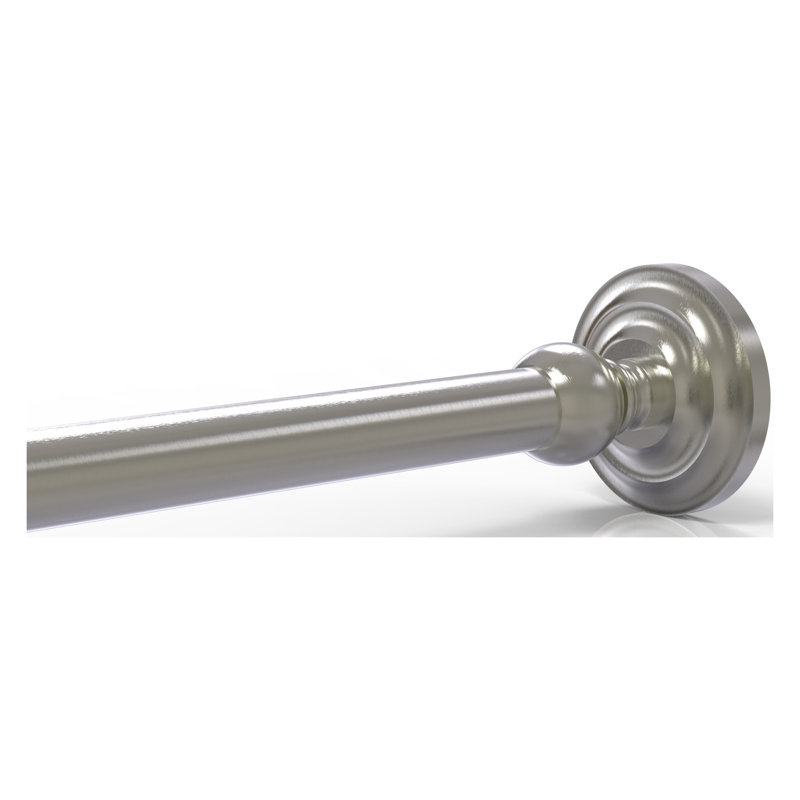 Écusson de rideau de douche leamore, Nickel satiné
