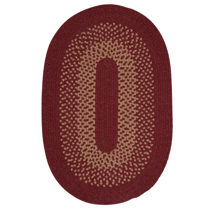 Haylie Wool Geometric Indoor Rug, Oval 12' x 15'