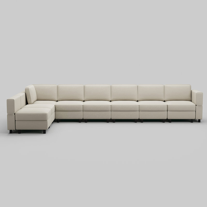 Canapé modulaire en L en velours avec siège de rangement, Velours gris velours