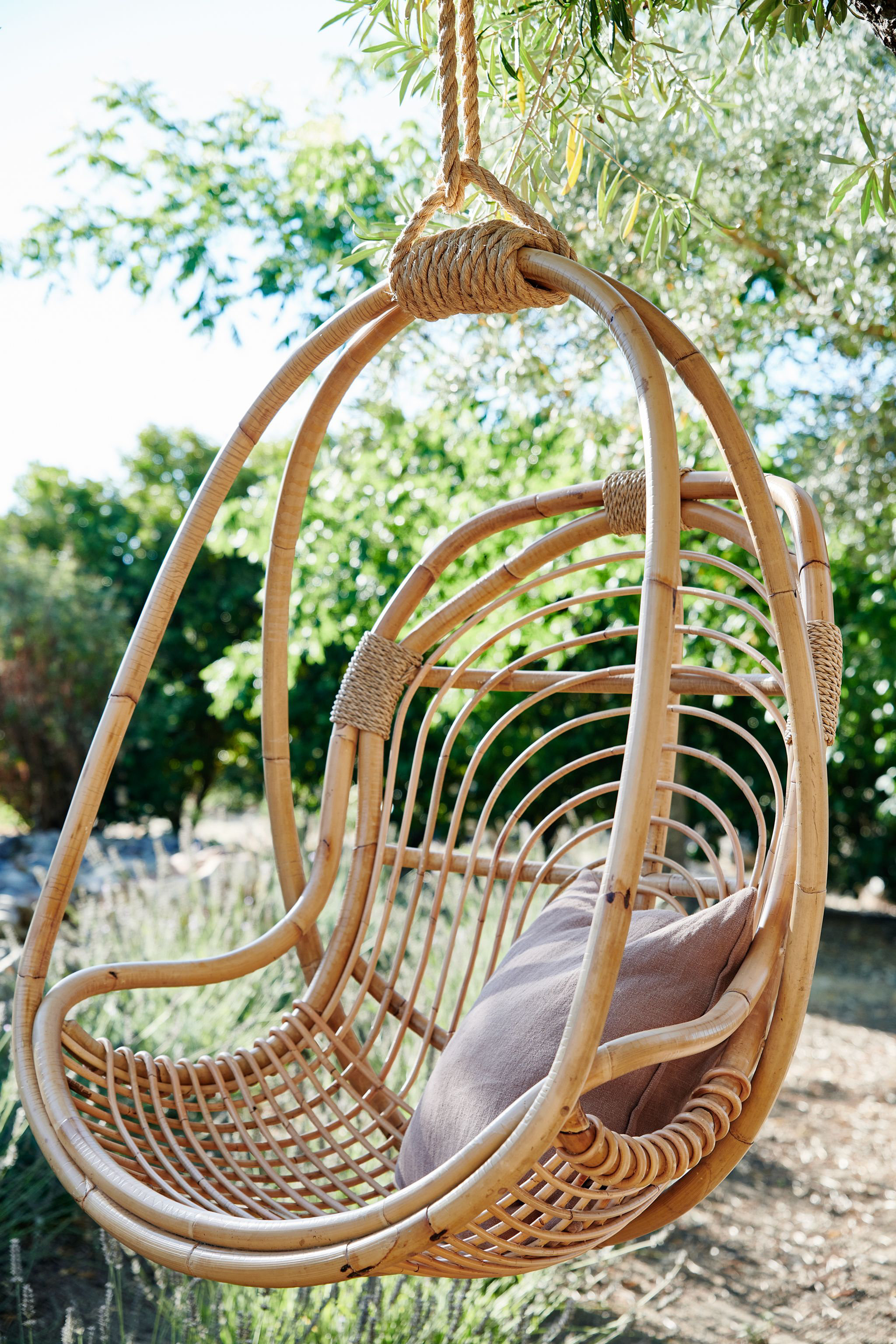 Hanging Swing Chair - patio rattan swing chair by Patricia Urquiola