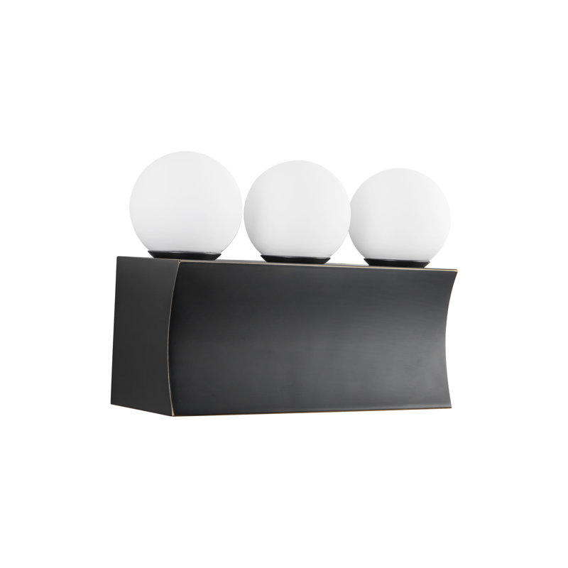 Sinclair 12-in Black dimmable LED Bathroom Vanity Light, 12-in, Oil Rubbed Bronze