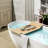 59" Freestanding Solid Surface Stone Resin Bathtub with Overflow and Pop-up Drain-123384697-123514213