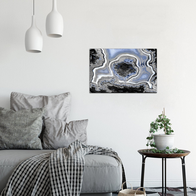 « agate », reproduction d’art sur toile, H 40 po x l 60 po x P 1,5 po