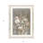 Delicate Bunch II Gold Framed Print Wall Art