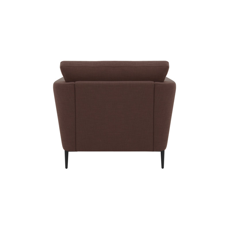 Rahul Velvet Armchair, Brown