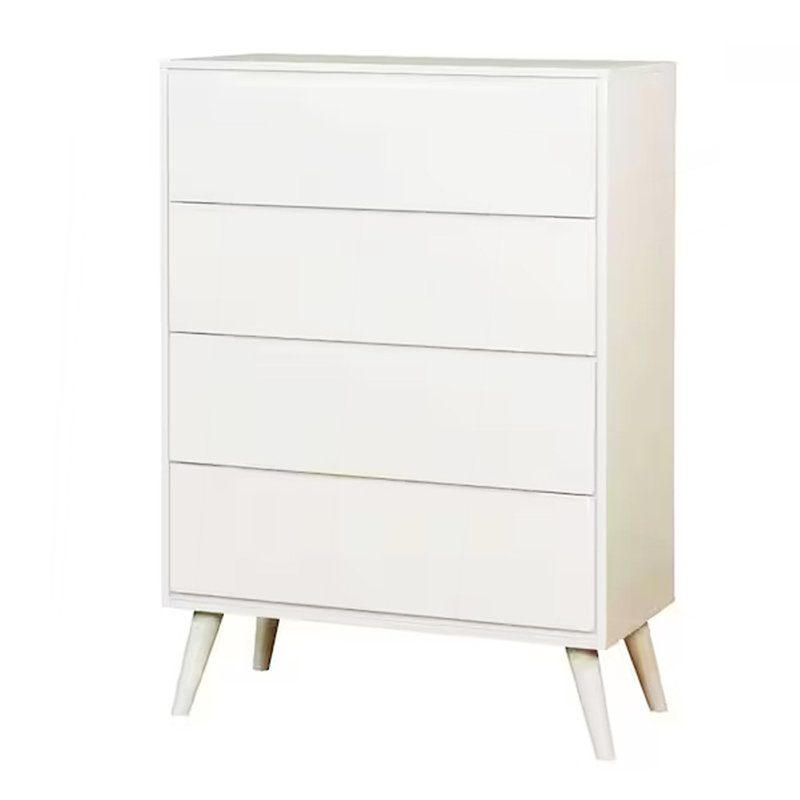 Commode moderne moderne Mid-Century, Blanc