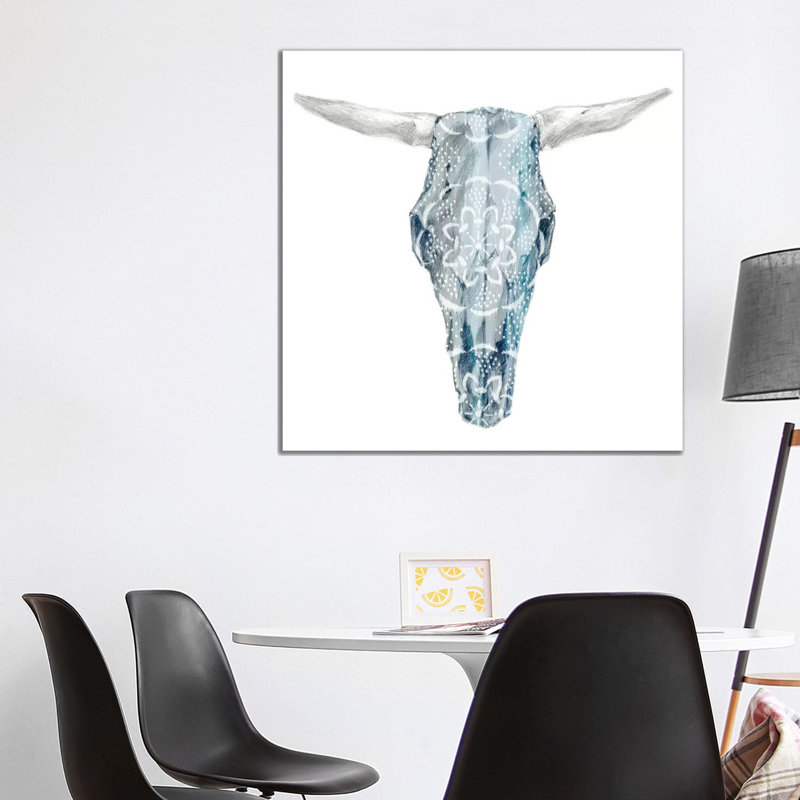 Day Of The Dead Skull Mount IV by Studio W - No Frame Gallery-Wrapped Canvas Giclée on Canvas, 93.98 cm H x 93.98 cm W