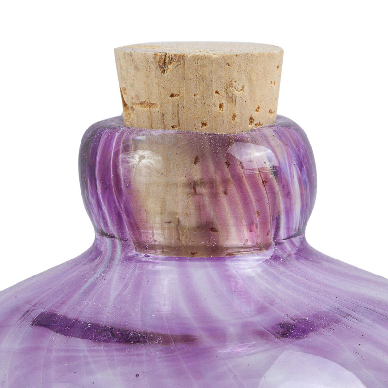 Alvin lilas courants et verre soufflé 13 oz. Carafe à whisky