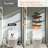 Set Of 4 Floating Shelves Bathroom For Wall – Farmhouse Rustic Wood-1078453294