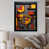 White Floater Framed