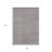 8' X 11' Gray Area Rug
