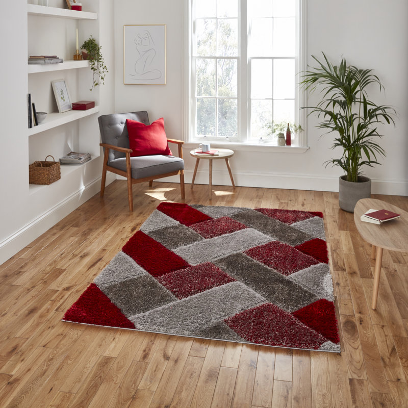 Avary area rug Machine Woven Rectangle Grey, Rectangle 120 x 170cm