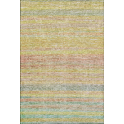 Premium Machine Washable Marasco AMF1639 Stripes Rug