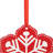 5.75'' Starburst Wood Holiday Shaped Ornament