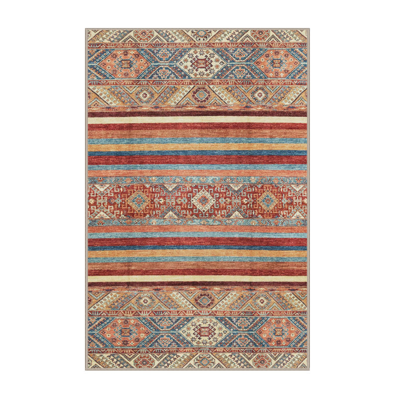 Abstract Indoor Rug, Rectangle 6' x 9'