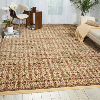 Tapis beige Deherrera