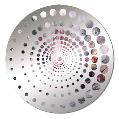 Armoney - Spiral Circle Wall Mirror