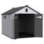 Remise de jardin 8 * 10Ft en plastique - beaucoup d'espace pour vos jardins