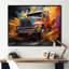 «Expressionist Monster Truck Fury III» sur toile-97031421-97031424