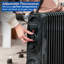 Russell Hobbs Rhofr2403b 2.5kw 13 Fin Manual Oil Filled Radiator W/ 400w Turbo Fan In Black