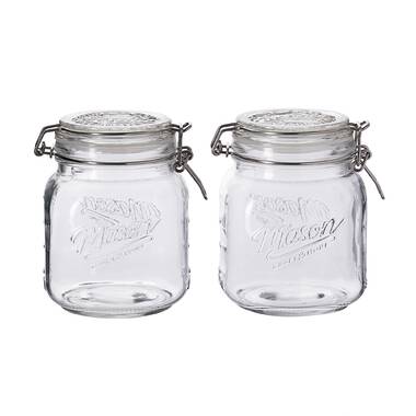 NutriChef 4 Pcs. Glass Mason Jars with Regular Lids and Bands, DIY Magnetic  Spice Jars, Ideal for Meal Prep, Jam, Honey, Wedding Favors, and more