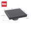 Drain de douche carré en acier inoxydable 6 po x 6 po noir mat-85194552-85200410