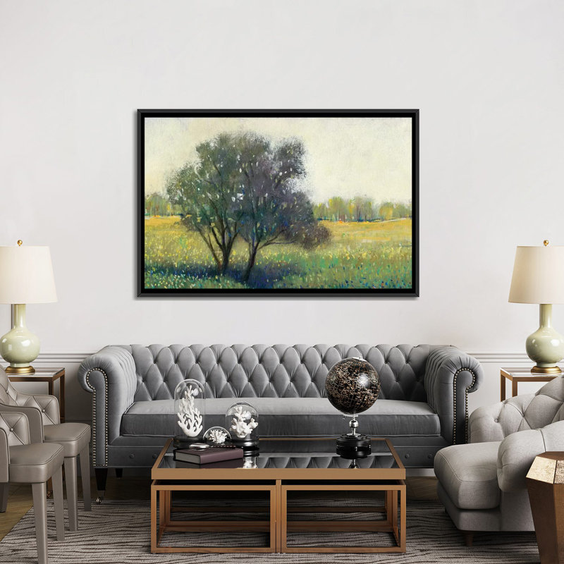 « debout autonome », reproduction sur toile, H 18 po x l 26 po x P 1,5 po, Toile avec cadre noir, Pas de tapis