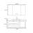 Retro light luxury style simple bathroom cabinet