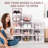 Clear Plastic Stackable Shoe Organizers With Lids, 12 Pack Under Bed Storage Bins For Closet And Entryway, Drop Front Design For Easy Access-528220693