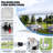 10x20 Pop up Canopy with 6 Removable Sidewalls,Outdoor Waterproof Canopy Tents for Partie Wedding-109709968