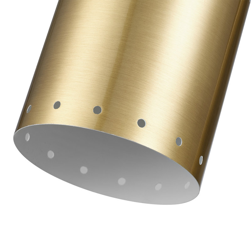 15" Brass Metal Desk Lamp
