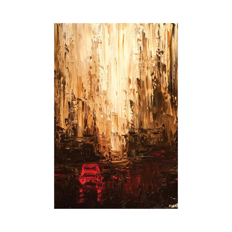 Red Cab by Osnat Tzadok - Wrapped Canvas Gallery-Wrapped Canvas Giclée, 66.04 cm H x 45.72 cm W x 1.91 cm D