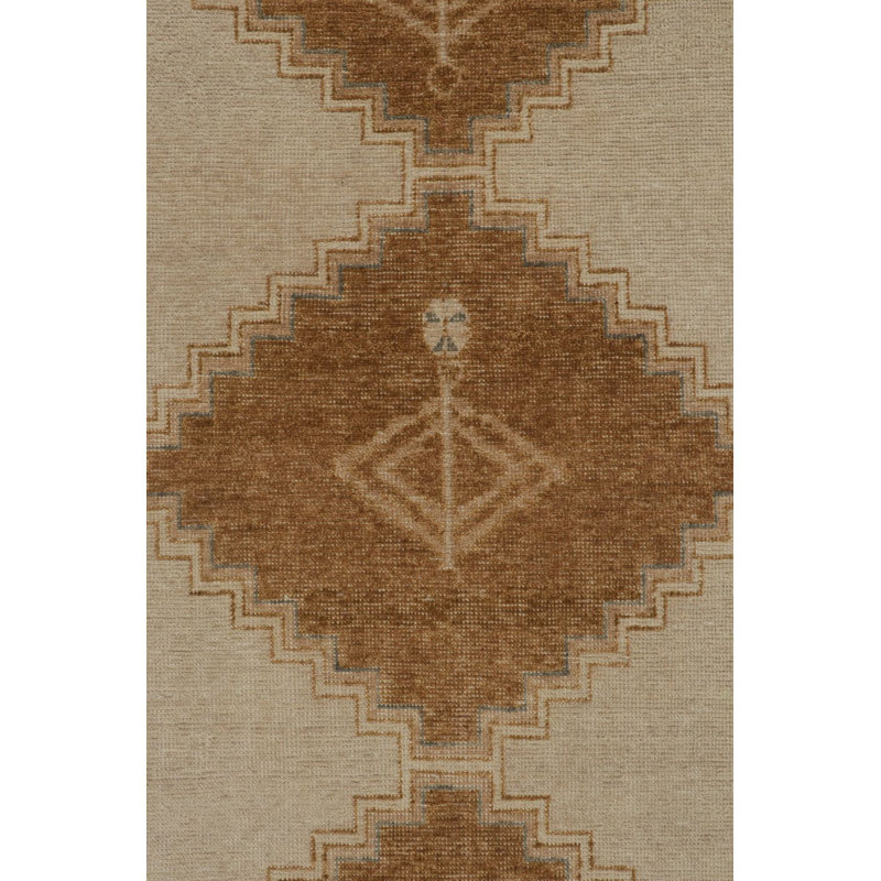 Distressed Hand Knotted Wool Area Rug, Rectangle 12' x 18'