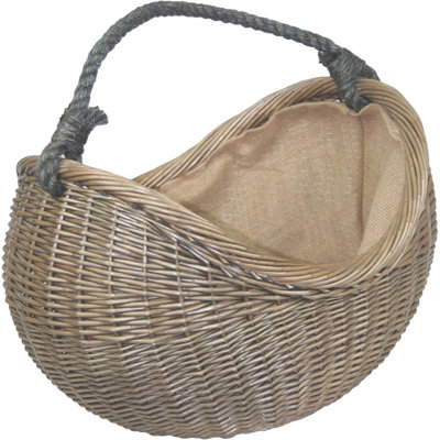 Shale Wicker Log Carrier
