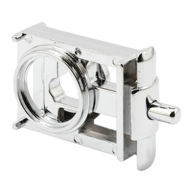 Boîtier à loquet Prime-Line, 2 1/4 po, construction en zamak coulé, chromé (paquet simple)