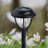 Black Low Voltage Solar Powered Integrated LED Pathway Light Pack