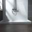 Base de panneau de douche à simple seuil de 48 po x P 32 po avec ensemble de drain et couvercle de drain inclus, antidérapant-36500020-65273931