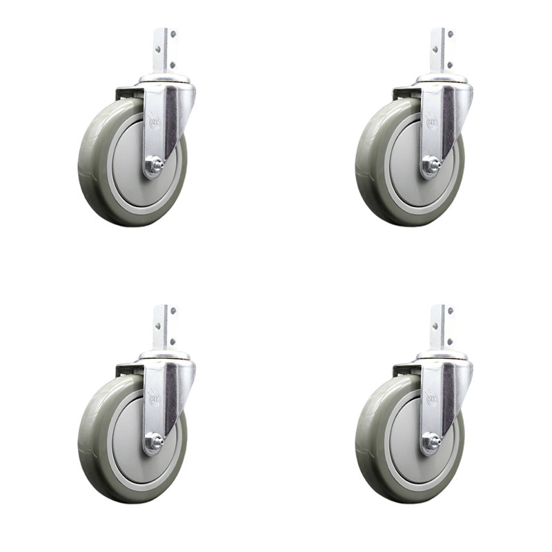 Polyurethane Caster, Grey