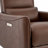 Santo Genuine Leather Swivel Power Recliner-107225107