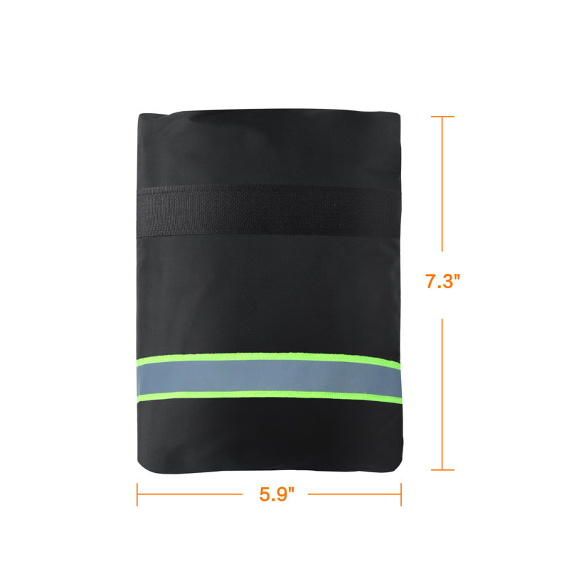 Couvre-robinet d'extérieur isolant avec bandes réfléchissantes résistant à la neige et au gel 5,9 po x 7,3 po, paquet de 2