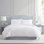 Ensemble de housse de couette réversible blanche Martha Stewart Garden