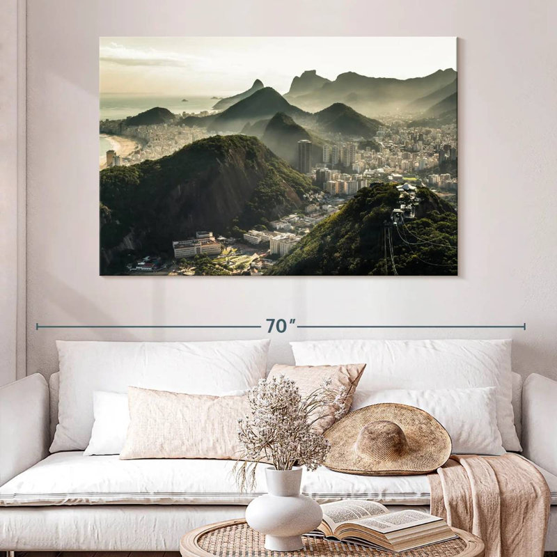 Ravi Mountain Civilization, 34" H x 51" W