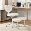 Fauteuil de méditation artificiel à poils de lapin plus, fauteuil à pieds croisés avec roulettes, fauteuil TDAH, fauteuil de bureau Criss-1248456812