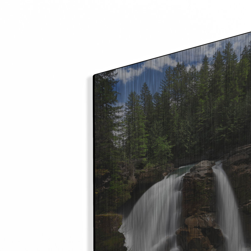 Millwood Pines 'Nooksack Falls' by Rick Berk Metal Wall, 16" H x 12" W