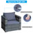 Alycen 2 - Person Patio Conversation Set with Cushions-767782459-767782460
