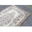 Grand tapis turc en laine blanc antique parfait pour l'extérieur et les espaces de salon avec un style rétro