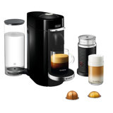 Nespresso VertuoPlus Deluxe Coffee and Espresso Maker with Aeroccino Milk Frother by De'Longhi
