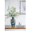 Vase réactif glacé - 8,7 po de diamètre x 15,5 po - bleu / brun