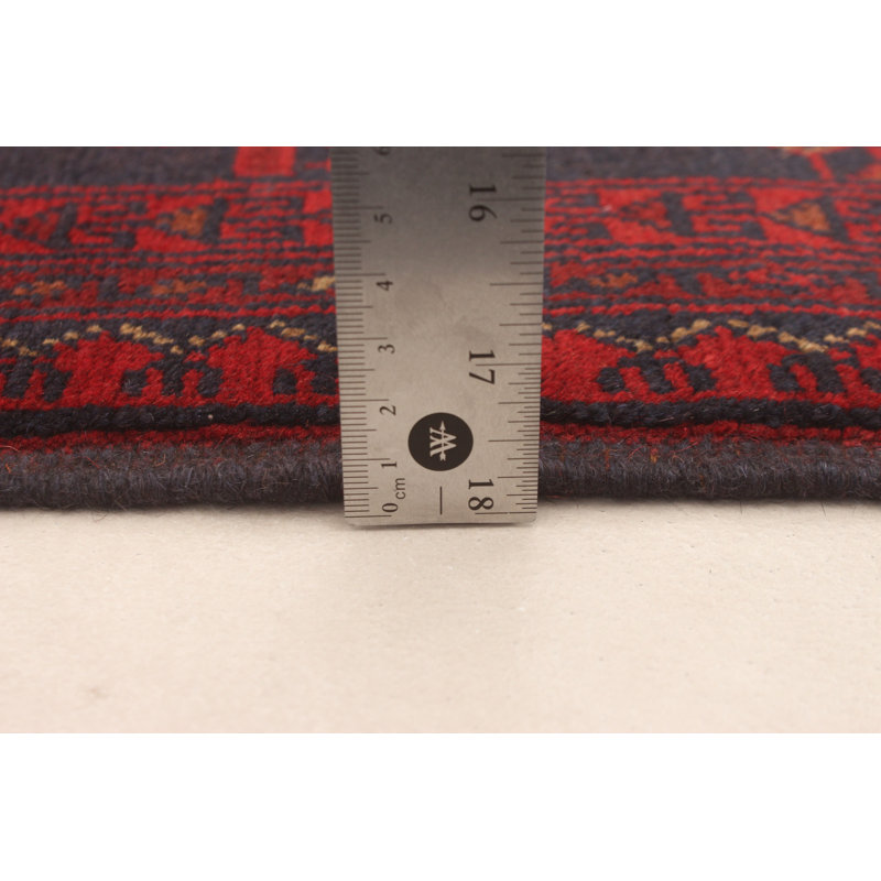 Monserratte One-of-a-Kind 5'1" X 6'10" New Age Wool Area Rug in Red